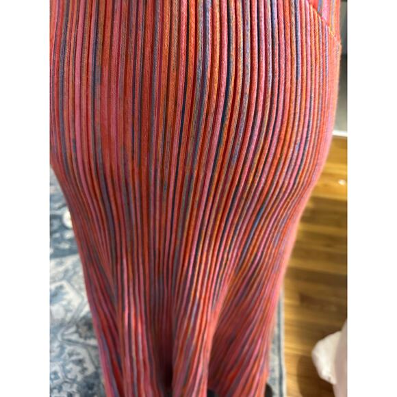Scoop Micro Stripe Midi Dress - Picture 2 of 8